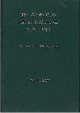 portada the alcuin club and its publications 1897 - 1987: an annotated bibliography (in English)