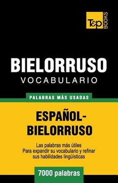 portada Vocabulario español-bielorruso - 7000 palabras más usadas