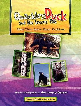 portada quackless duck and his secret pals (in English)