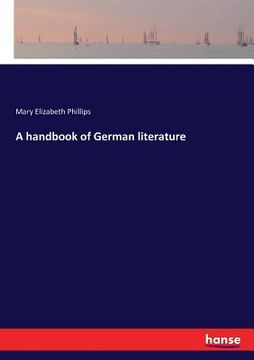 portada A handbook of German literature (en Inglés)