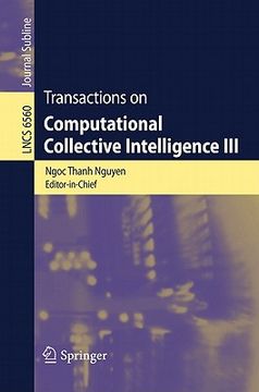 portada transactions on computational collective intelligence iii (en Inglés)