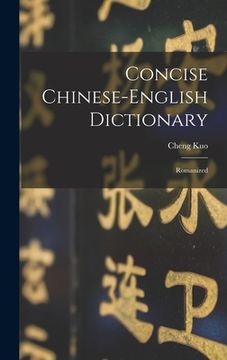 portada Concise Chinese-english Dictionary: Romanized (en Inglés)