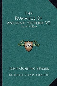 portada the romance of ancient history v2: egypt (1834) (en Inglés)