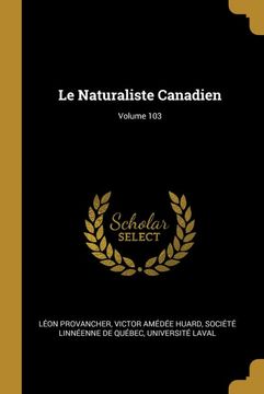 portada Le Naturaliste Canadien; Volume 103 (in French)