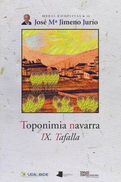 portada toponimia navarra. ix. tafalla