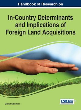 portada Handbook of Research on In-Country Determinants and Implications of Foreign Land Acquisitions