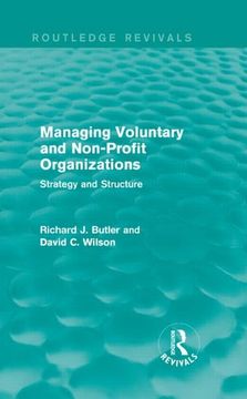 portada Managing Voluntary and Non-Profit Organizations: Strategy and Structure (in English)