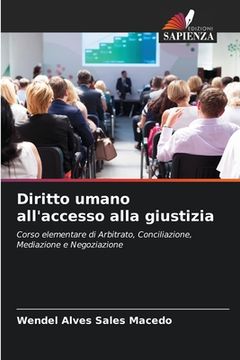 portada Diritto umano all'accesso alla giustizia (in Italian)