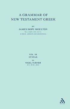 portada grammar of new testament greek (en Inglés)