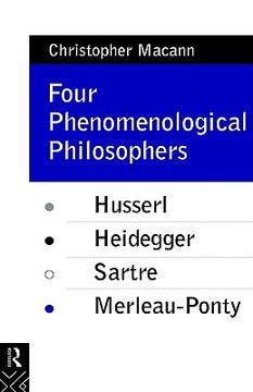 portada four phenomenological philosophers: husserl, heidegger, sartre, merleau-ponty (en Inglés)
