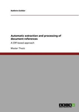 portada automatic extraction and processing of document references (en Inglés)