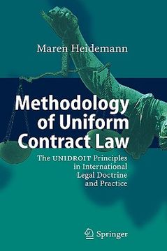 portada methodology of uniform contract law: the unidroit principles in international legal doctrine and practice (in English)