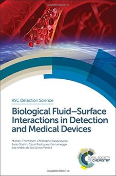 portada Biological Fluid-Surface Interactions in Detection and Medical Devices (Detection Science) (en Inglés)