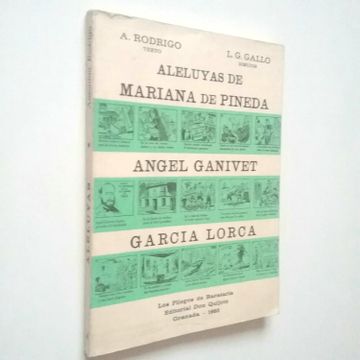 portada Aleluyas de Mariana Pineda Angel Ganivet y Federico Garcia Lorca