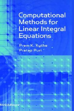 portada computational methods for linear integral equations (en Inglés)