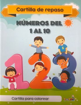 portada CARTILLA DE REPASO NÚMEROS DEL 1 AL 10