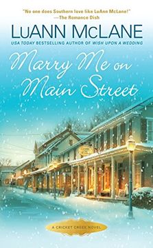 portada Marry me on Main Street (Cricket Creek) (en Inglés)