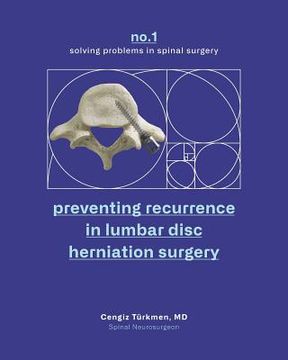 portada preventing recurrence in lumbar disc herniation surgery (en Inglés)