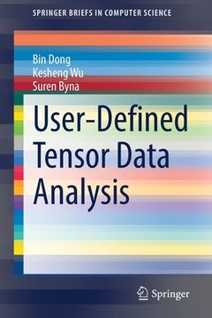 portada User-Defined Tensor Data Analysis (en Inglés)