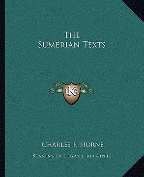 portada the sumerian texts (en Inglés)