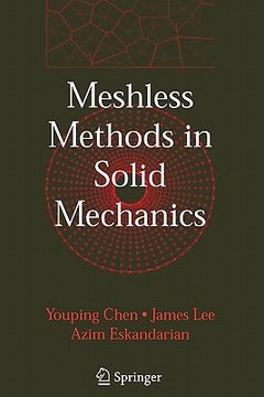 portada meshless methods in solid mechanics (en Inglés)