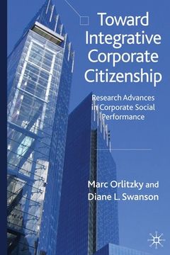 portada Toward Integrative Corporate Citizenship: Research Advances in Corporate Social Performance (en Inglés)