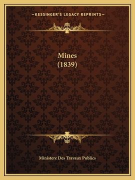 portada Mines (1839) (in French)