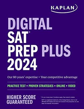 portada Digital sat Prep Plus 2024: Includes 1 Full Length Practice Test, 700+ Practice Questions (Kaplan Test Prep) (en Inglés)