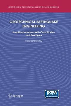 portada Geotechnical Earthquake Engineering: Simplified Analyses with Case Studies and Examples