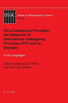 portada Ifla Cataloguing Principles (Ifla Bibliographic Control) (en Inglés)
