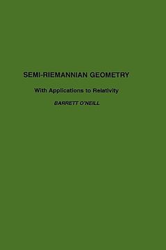 portada semi-riemannian geometry