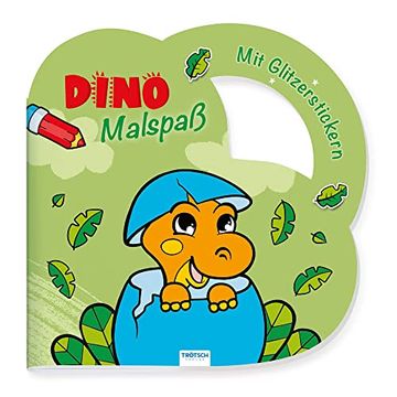 portada Trötsch Malbuch Stickermalbuch Dino Malspaß