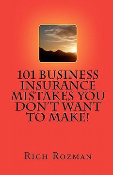 portada 101 business insurance mistakes you don't want to make