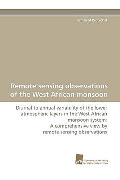 portada remote sensing observations of the west african monsoon (en Inglés)