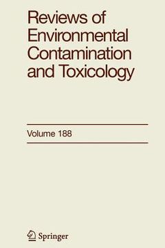 portada reviews of environmental contamination and toxicology 188 (en Inglés)