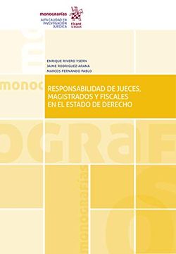portada Responsabilidad de Jueces, Magistrados y Fiscales en el Estado de Derecho (Monografías)