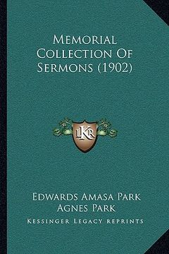 portada memorial collection of sermons (1902) (en Inglés)