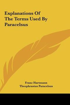 portada explanations of the terms used by paracelsus