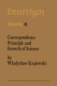 portada Correspondence Principle and Growth of Science (en Inglés)