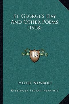 portada st. george's day and other poems (1918) (en Inglés)