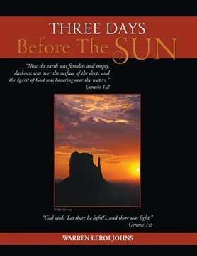portada Three Days Before the Sun (in English)