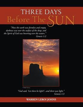 portada Three Days Before the Sun (en Inglés)