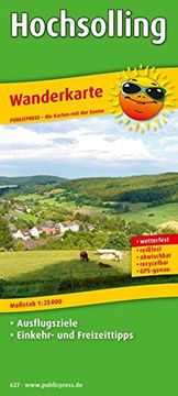 portada Wanderkarte Hochsolling: Mit Ausflugszielen, Einkehr- & Freizeittipps, Wetterfest, Reißfest, Abwischbar, Gps-Genau. 1: 25000 (en Alemán)