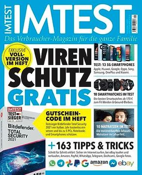 portada Imtest - das Test-Magazin für die Ganze Familie das Imtest Magazin no. 01/2021 (in German)