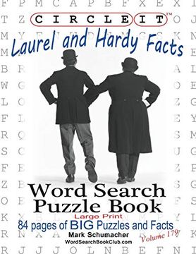 portada Circle it, Laurel and Hardy Facts, Word Search, Puzzle Book (en Inglés)
