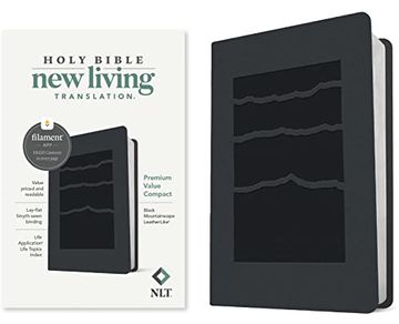 portada Nlt Premium Value Compact Bible, Filament-Enabled Edition (in English)