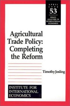 portada Agricultural Trade Policy: Completing the Reform (Policy Analyses in International Economics) (in English)
