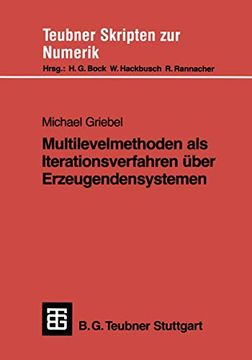 portada Multilevelmethoden als Iterationsverfahren Über Erzeugendensystemen (en Alemán)