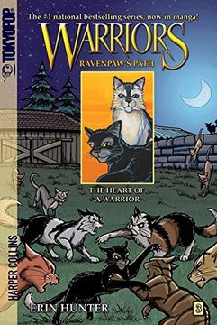 portada Warriors Manga: Ravenpaw's Path #3: The Heart of a Warrior (en Inglés)