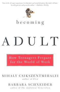 portada becoming adult: how teenagers prepare for the world of work (en Inglés)